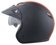 Шлем MTR Jet Sun, цвет матовый черный/оранжевый, размер XS
