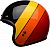 Bell Custom 500 DLX Riff, jet helmet Color: Black/Yellow/Orange/Red Size: S