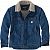 Carhartt Denim-Sherpa, jeans jacket Color: Blue (H87) Size: S