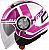 Givi 11.1 Air Jet-R Class, jet helmet women Color: White/Pink/Purple Size: XS (54)