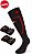 Lenz 5.0 Toe Cap, socks heated Color: Black/Red Size: 35-38