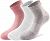 Lenz Performance Quarter Tech S20, socks Color: Pink/Grey/White Size: 35 EU - 38 EU
