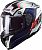 LS2 FF327 Challenger Alloy, integral helmet Color: Black/White/Blue/Red Size: M