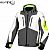 Macna Angle, textile jacket waterproof Color: Grey/Neon-Yellow/White Size: S