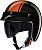 Redbike RB-675/RB-676, jet helmet Color: Black/Orange Size: S