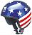Шлем Redbike RB-657, рисунок Американский флаг, размер S