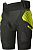 Acerbis Rush S21, protector shorts unisex Color: Black/Yellow Size: S
