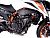 RD Moto KTM 790/890 Duke, engine guards/sliders Orange