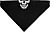 Zan Headgear SF Black &amp; White Skull, bandana Color: Black/White Size: One Size
